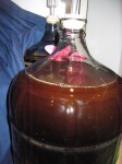 Hop Cloud at top of carboy