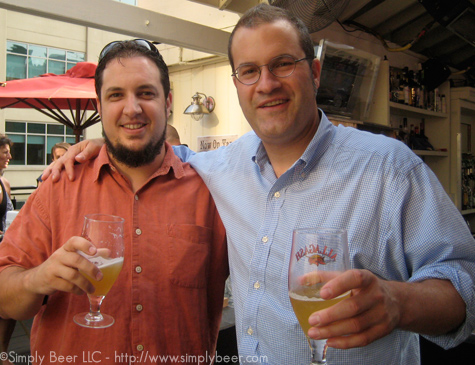 Peter Kennedy, Simply Beer (Left) & Rob Tod, Allagash (Right)